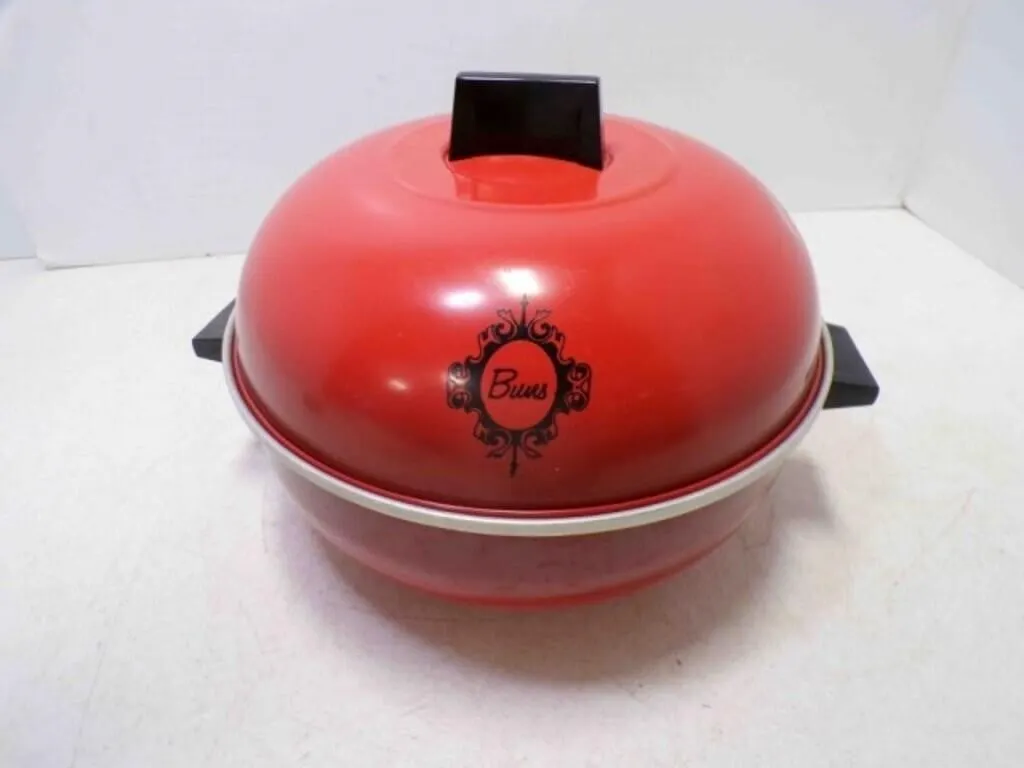 Vintage West Bend Aluminum Bun Warmer