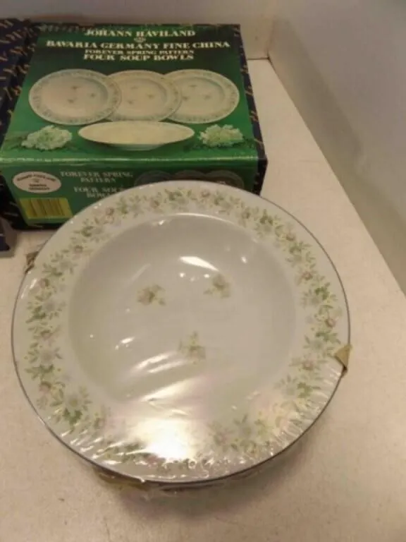 Johann Haviland Forever Spring Soup Bowls - NEW