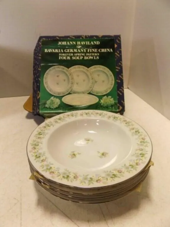 Johann Haviland Forever Spring Soup Bowls