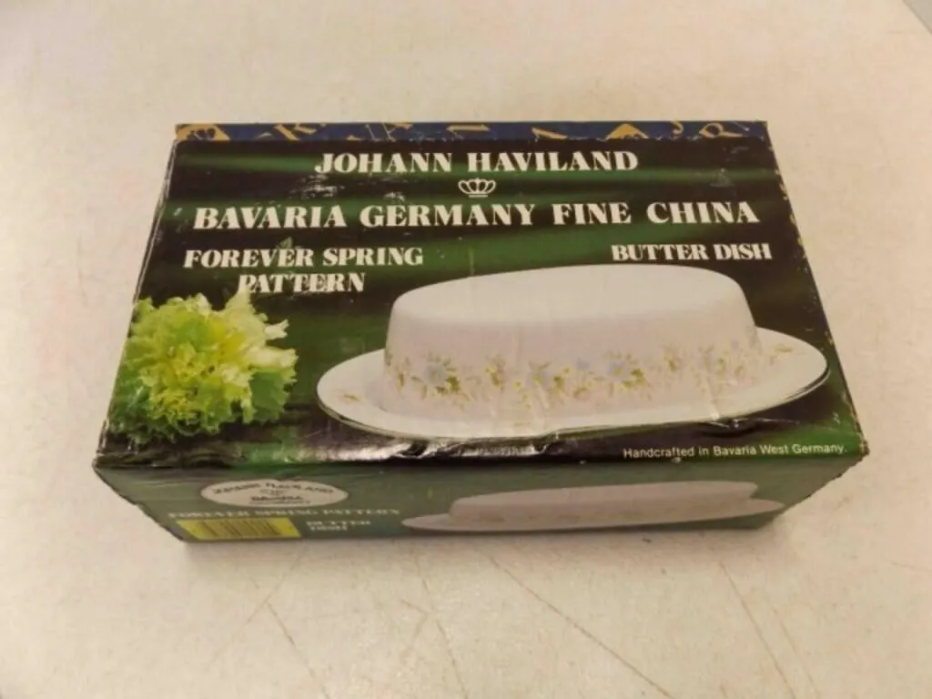 Johann Haviland Forever Spring Butter Dish - NEW