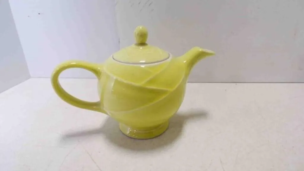 Vintage Hall China Yellow Teapot