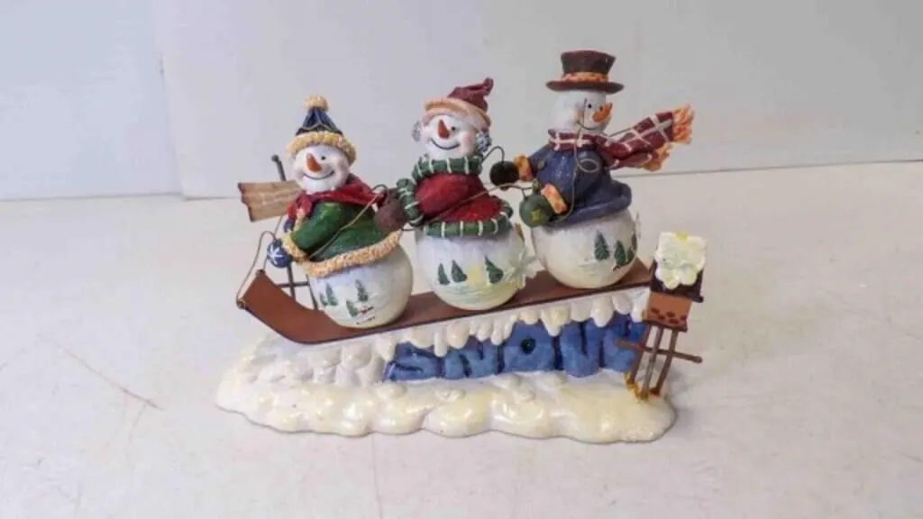 2002 Vintage Home Interiors & Gifts Snow Friends