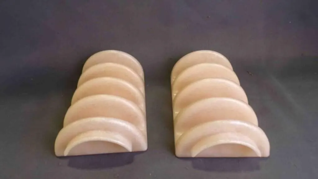 2 Vintage Lucite Acrylic Or Plastic Taco Holder