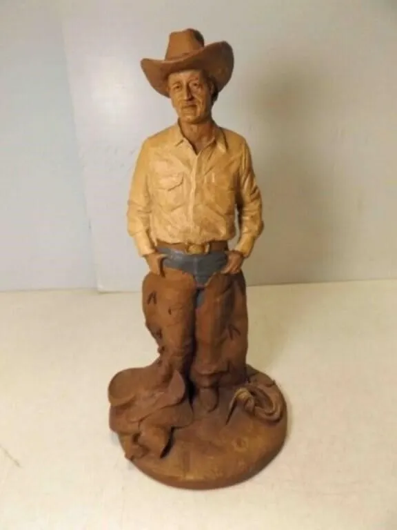 Tom Clark Sculpted Figuring Titled American