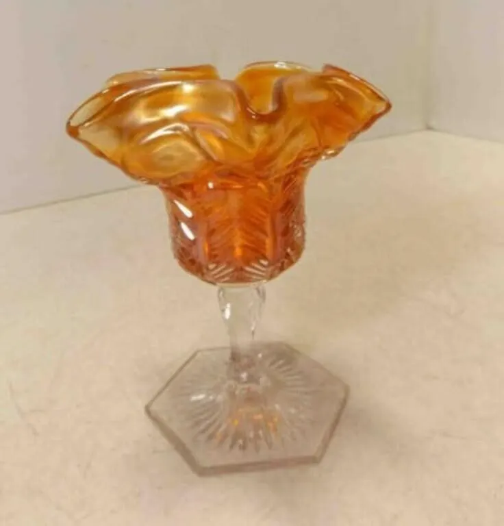 Antique Cambridge Glass Company Inverted Feather