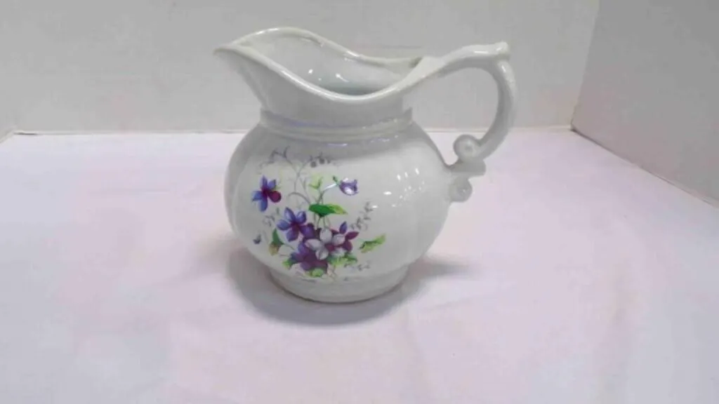 Vintage Porcelain Sweet Violets Cream Pitcher