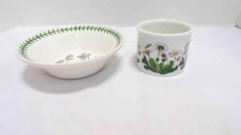 Set Of Portmeirion Botanic Garden Fine Earthenware