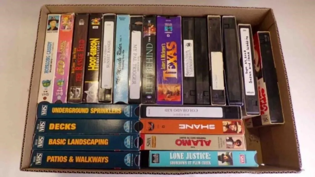 20 + Vintage Western & Family VHS TAPES