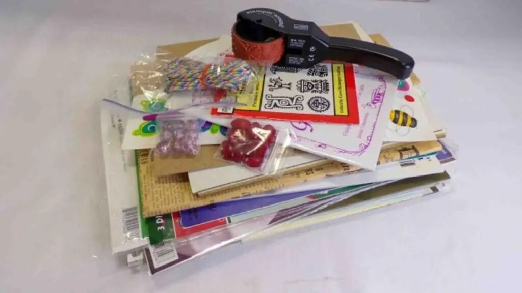 Lot of Mixed Crafting Stamp & Paper Supplies