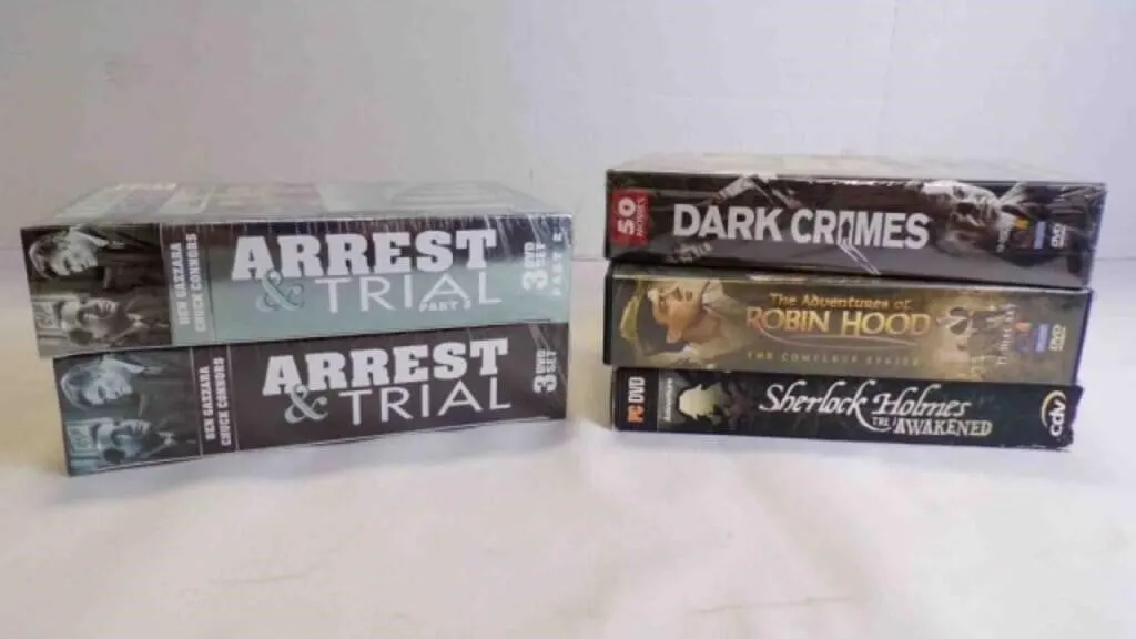 Lot of 4 Vintage Media Classic DVD COLLECTION SETS