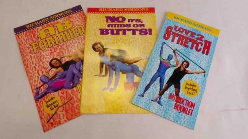 Three Vintage "Richard Simmons" Fitness Booklets