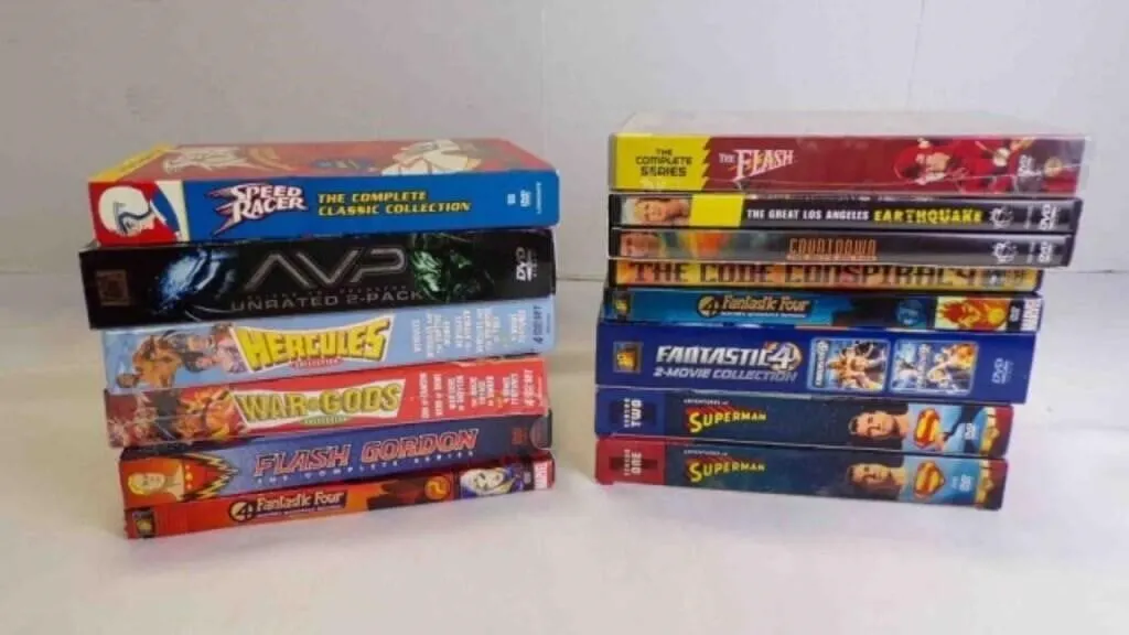MIXED COLLECTION SETS of Action & Marvel DVD's