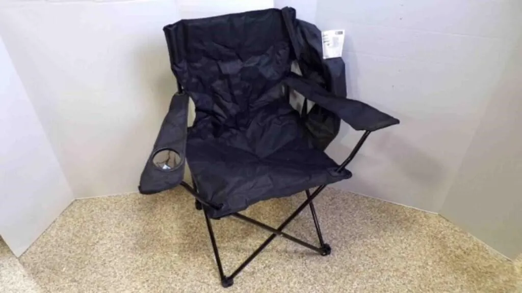 Black "Academy Logo" Armchair w/Carrying Bag