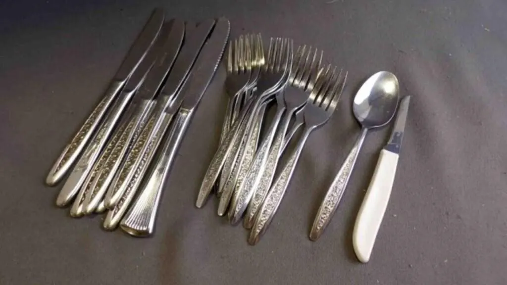 21 Stainless Steel Forks, Spoons & Knives