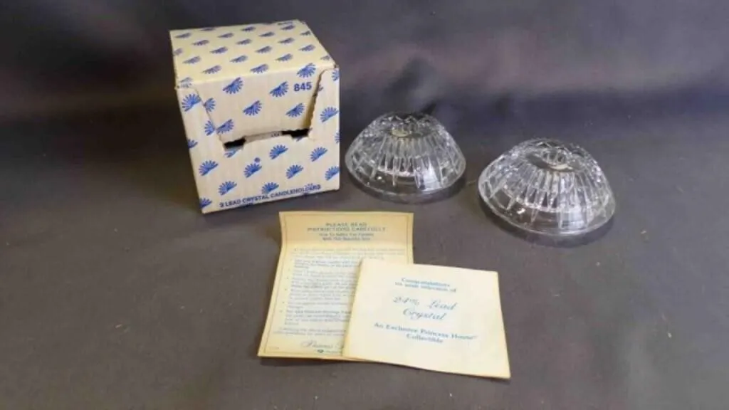 Vintage "Princess House" Crystal Candle Holders
