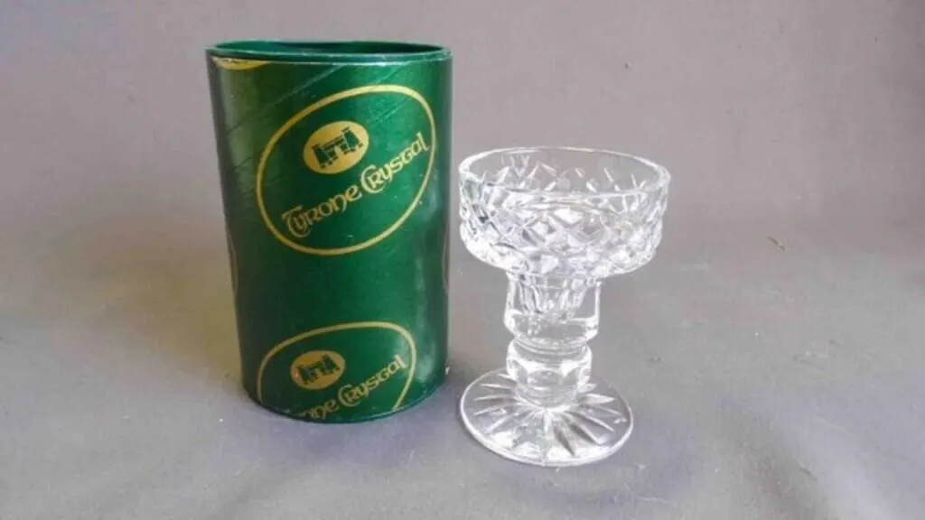 Vintage Hand-Cut Full Lead Crystal Candle Holder