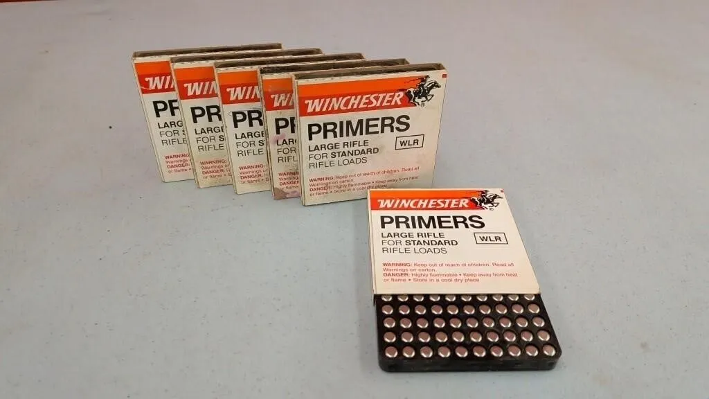 Partial Boxes of Winchester Large Rifle Primers