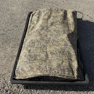 Portable farmland camo layout blind