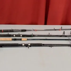 Assorted Fishing Rods. Shimano, South Bend ZX3,