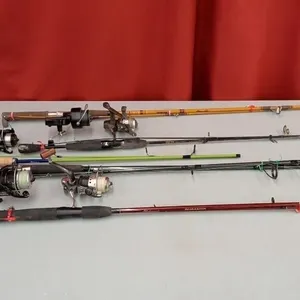 Assorted Fishing Rods. Shakespeare Durango,