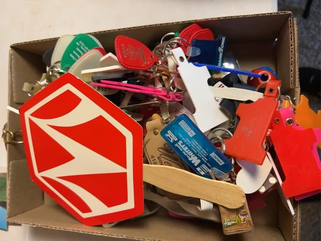 Advertising Keychains & Fobs Collection