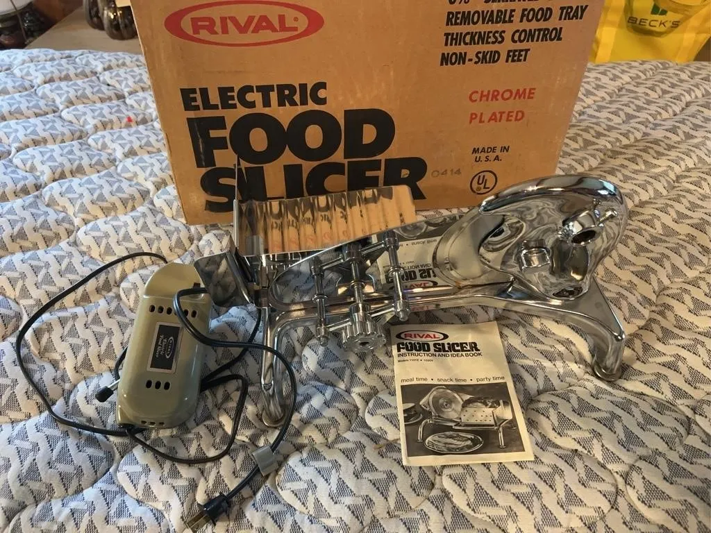 Rival Electric Meat Slicer Model 1101E