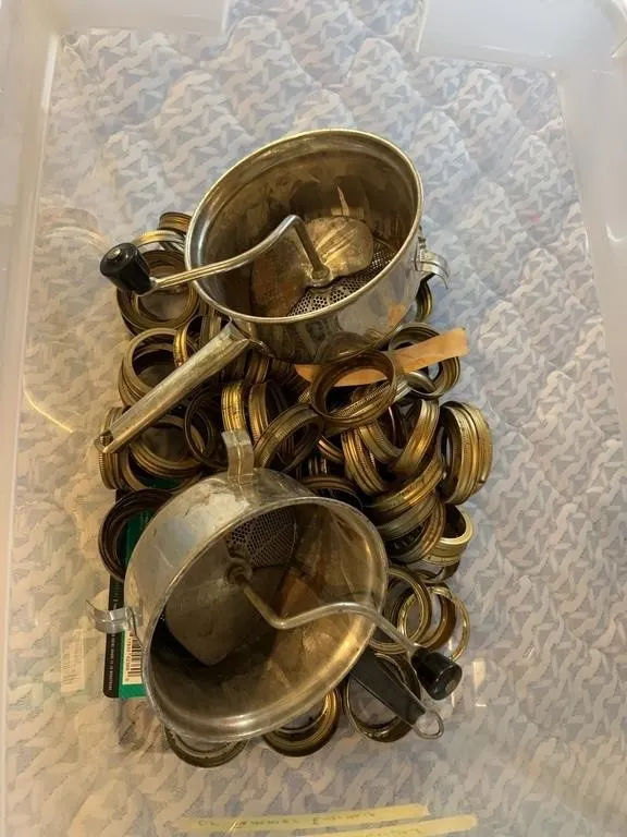 Vintage Foley Food Mills & Canning Rings Lot