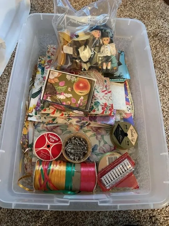 Gift Wrap Ribbons & Craft Supplies Lot