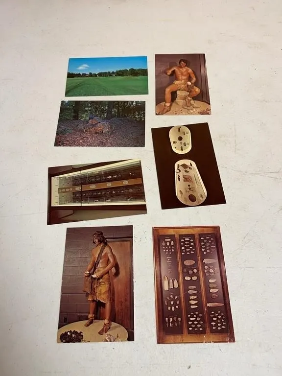 Ohio Indian Art & Flint Ridge Postcards Lot