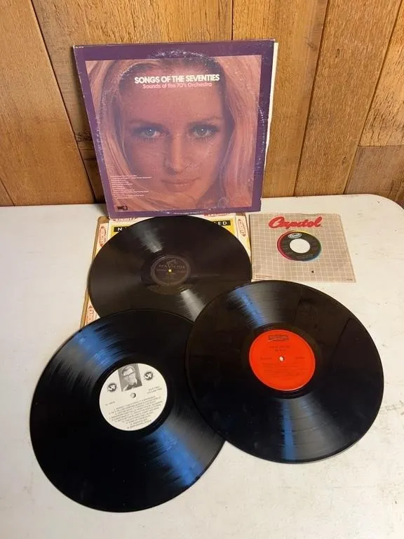 Vinyl Records Collection: LPs & 45 RPMs