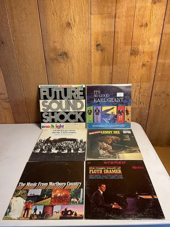 Six Vinyl LP Records: Enoch Light & More