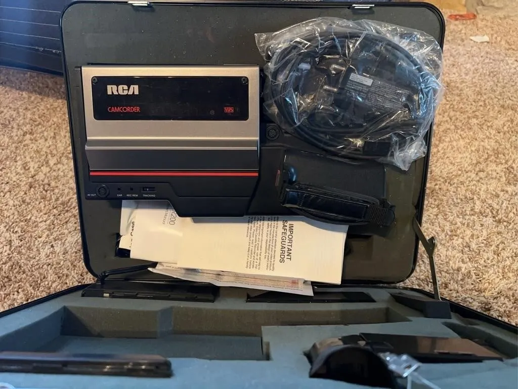 RCA VHS Camcorder with Case & Accessories