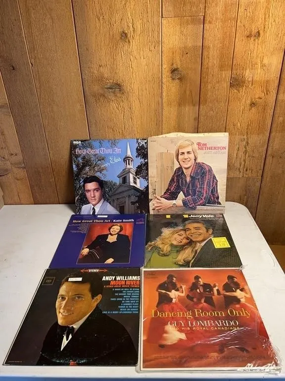 Elvis, Andy Williams, Kate Smith Vinyl Collection