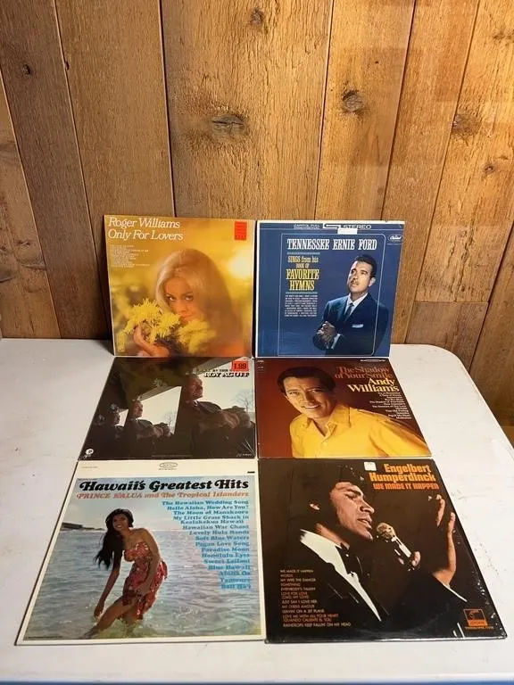 Mid-Century Pop & Country Vinyl Record Lot