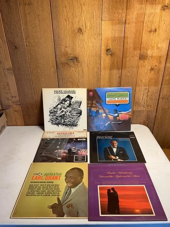Easy Listening Vinyl LP Collection - 6 Records