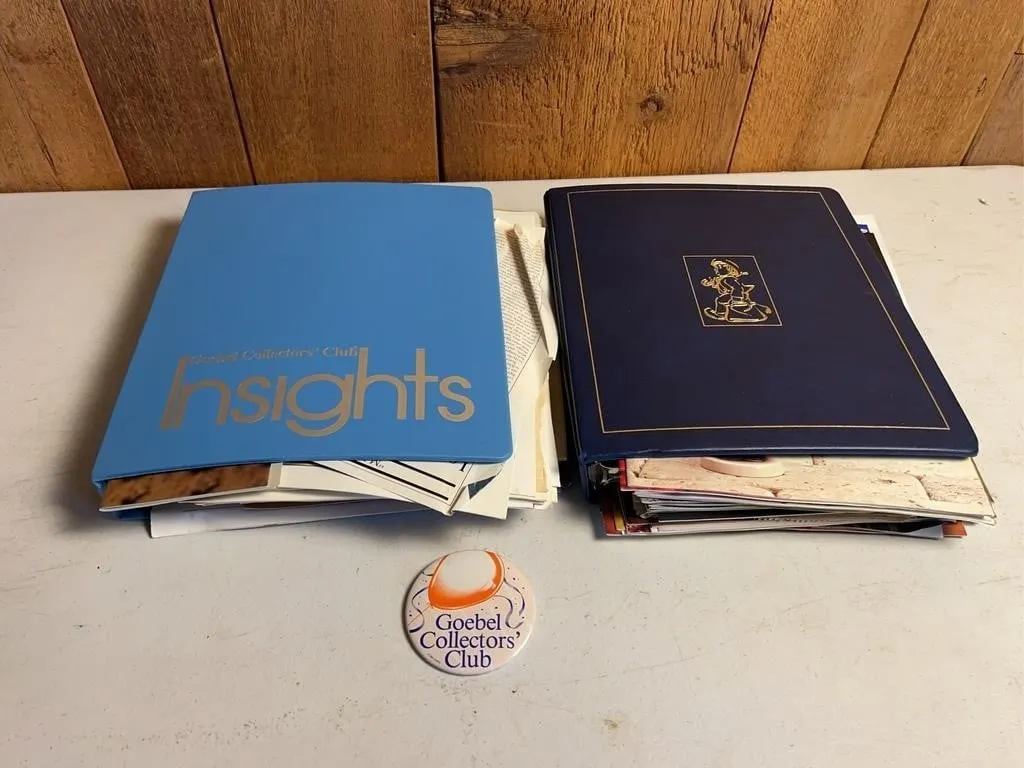 Goebel Collectors Club Magazines & Pin Lot