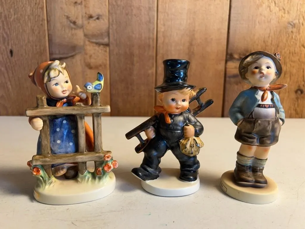 Goebel Hummel Porcelain Figurines Trio