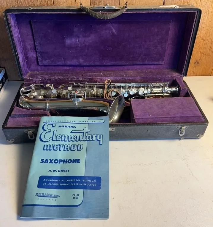 Buescher Silver-Plated Alto Saxophone