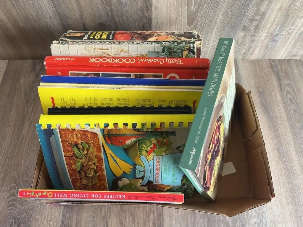 Vintage Betty Crocker & Mid-Century Cookbooks
