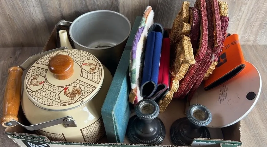 Griswold Molds, Sifter, Rooster Teapot & More
