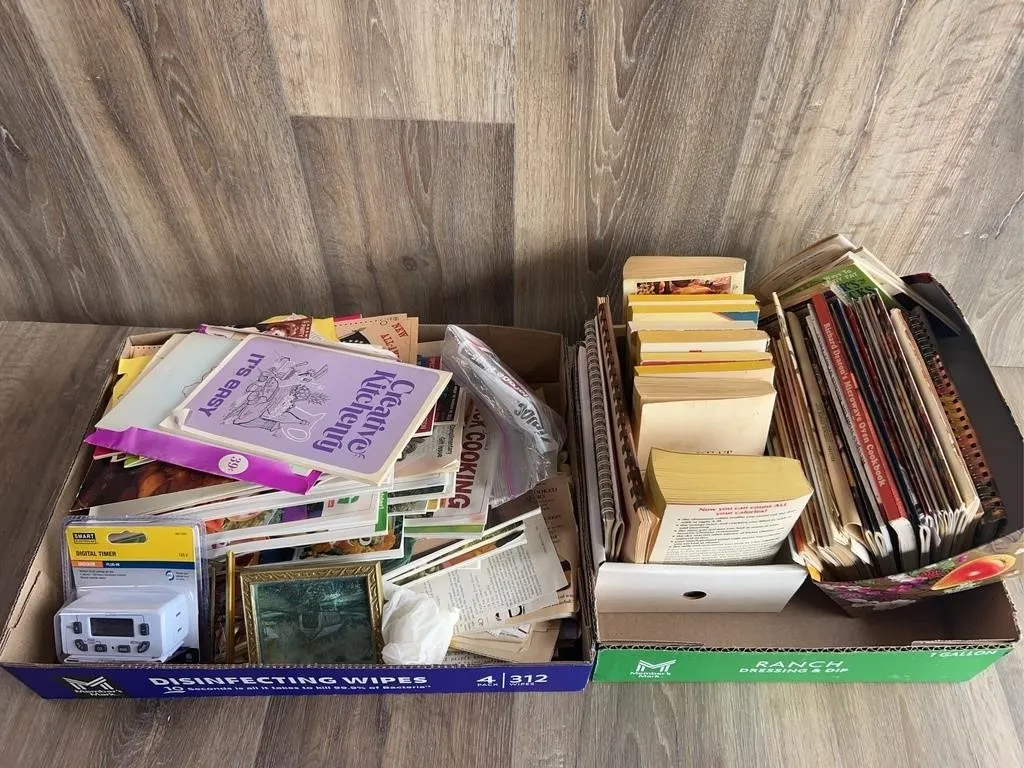 Cookbooks, Recipe Booklets & Household Items