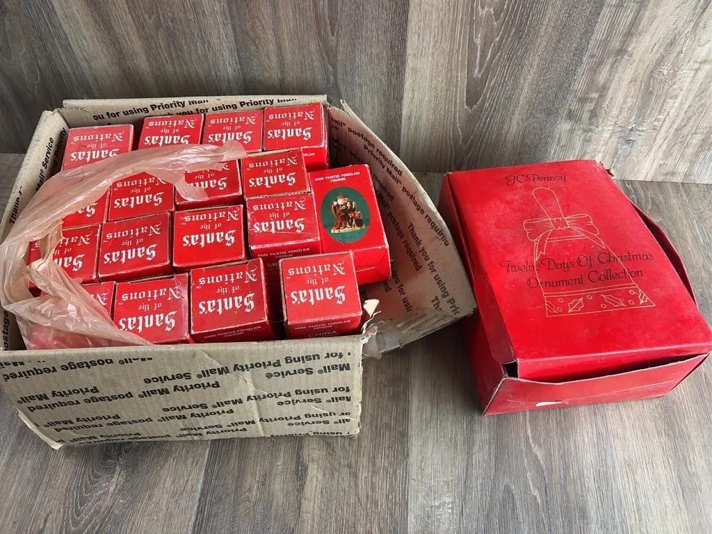 JCPenney Christmas Ornaments & Santas Collection