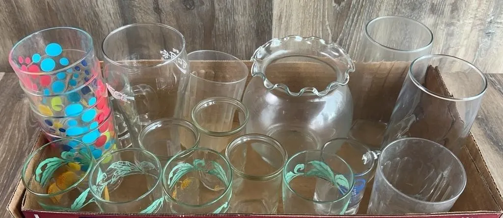Assorted Glassware Collection