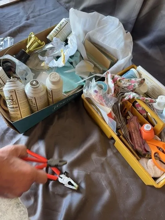 Stained Glass Craft Supplies Lot