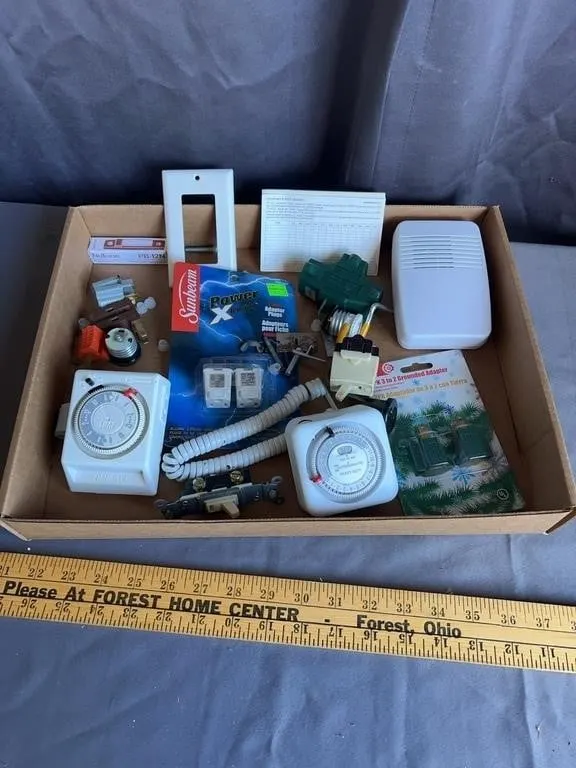 Household Electrical Hardware Lot