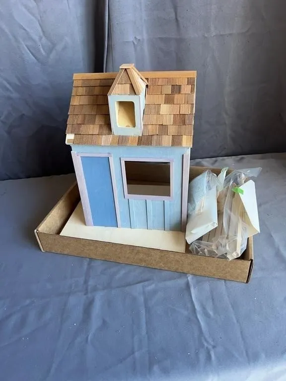 1:12 Scale Miniature Cottage Dollhouse Kit