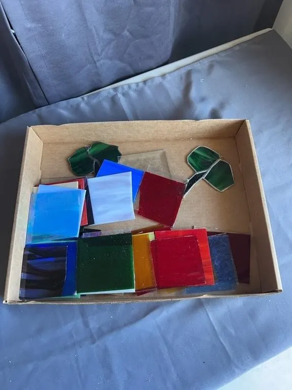 Stained Glass Craft Sheets & Suncatchers Lot
