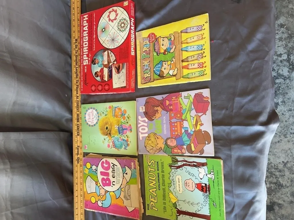 Kenner Spirograph Set & Coloring Books
