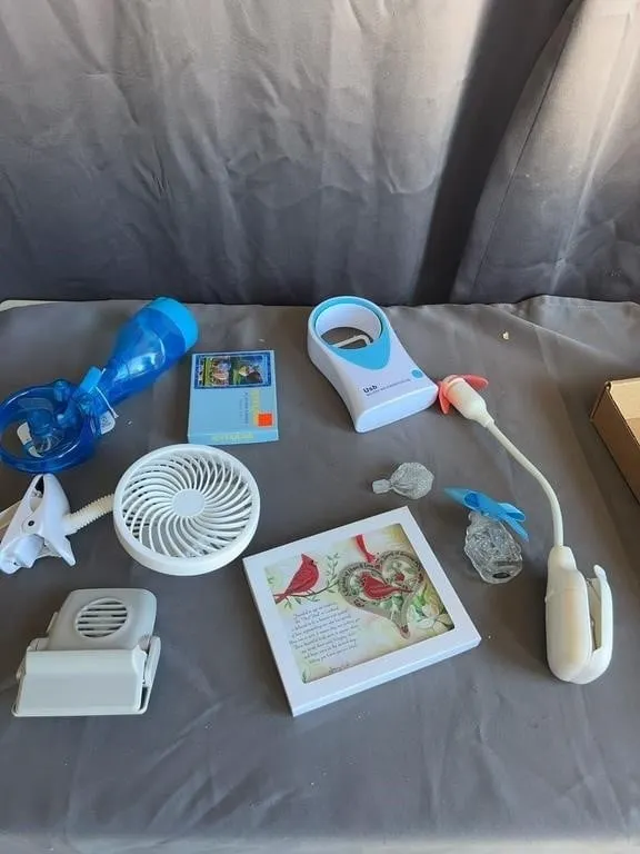 Portable Fans & Springbok Cards Lot