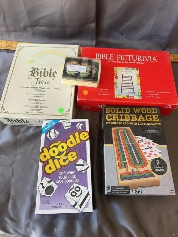 Assorted Family Board Games & Cards Lot